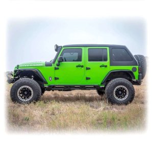 Jeep Wrangler JK Hardtop - TURN Offroad - Fastback 1 Piece - Primer White - `07-`18